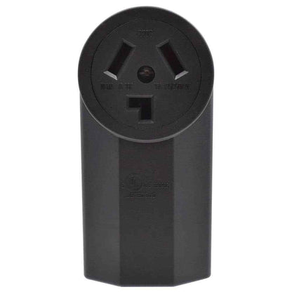 30 Amp 125/250V NEMA 10-30R Surface Mount Power outlet Straight Blade Range