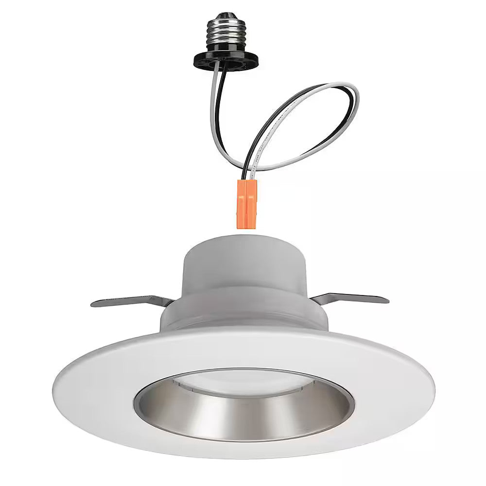 Commercial Electric 5 in./6 in. LED Recessed Light Trim w/ 950 Lumens Dimmable