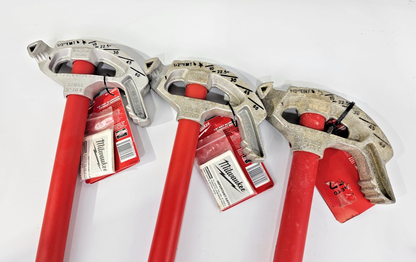 *3 PACK* USED Milwaukee Tool 48-22-4070 1/2 Inch EMT Aluminum Conduit Bender