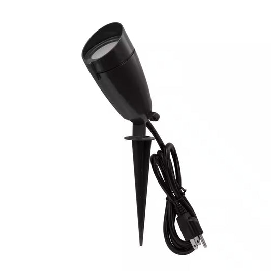 CE 14-Watt 1100 Lumens Line Voltage Bronze Integrated LED Landscape Flood Light