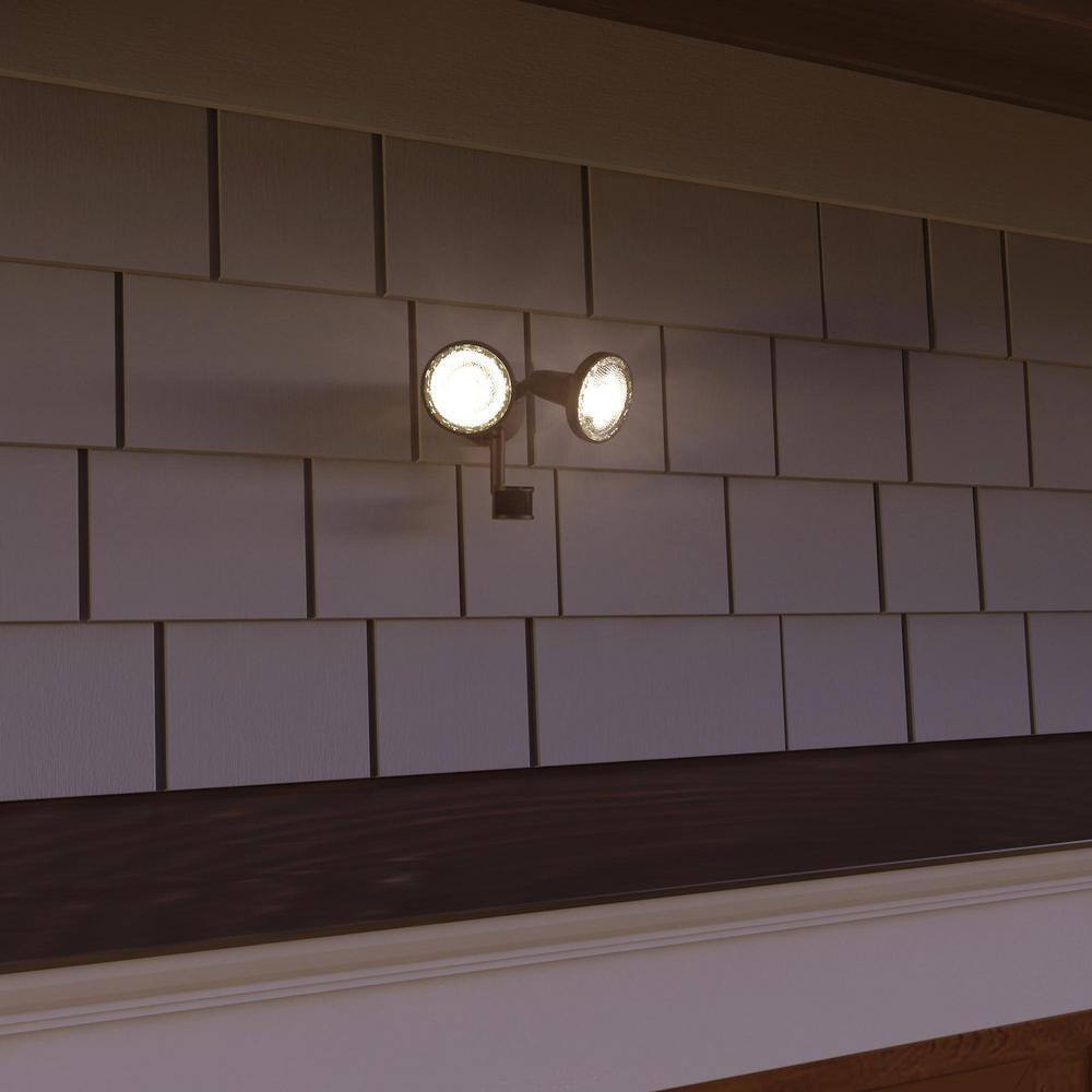 All-Pro 180-Degree Bronze Motion Activated Sensor Outdoor Security Flood Light
