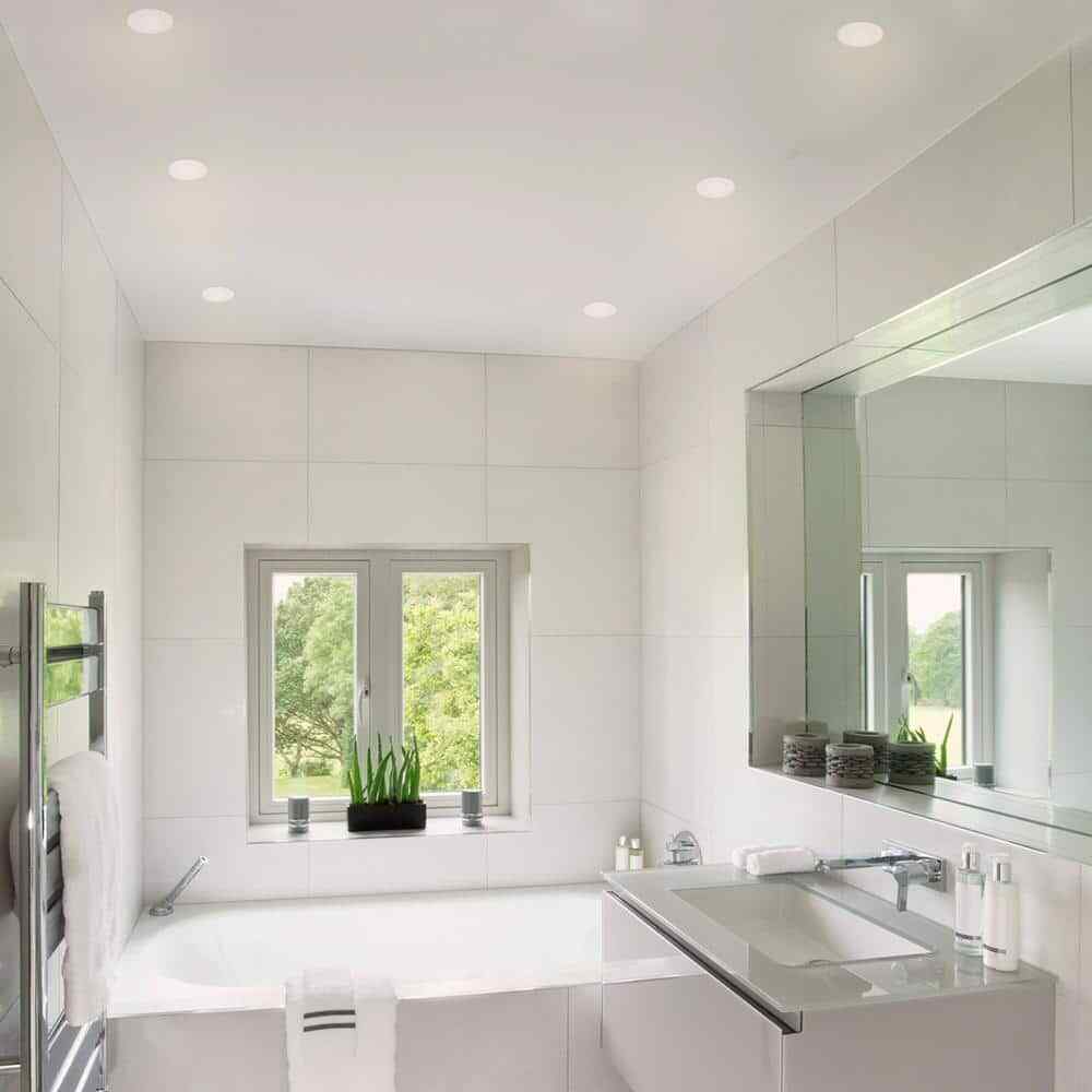 CE Integrated LED 4 in Round Canless Recessed Light for Soft White 6-Pack