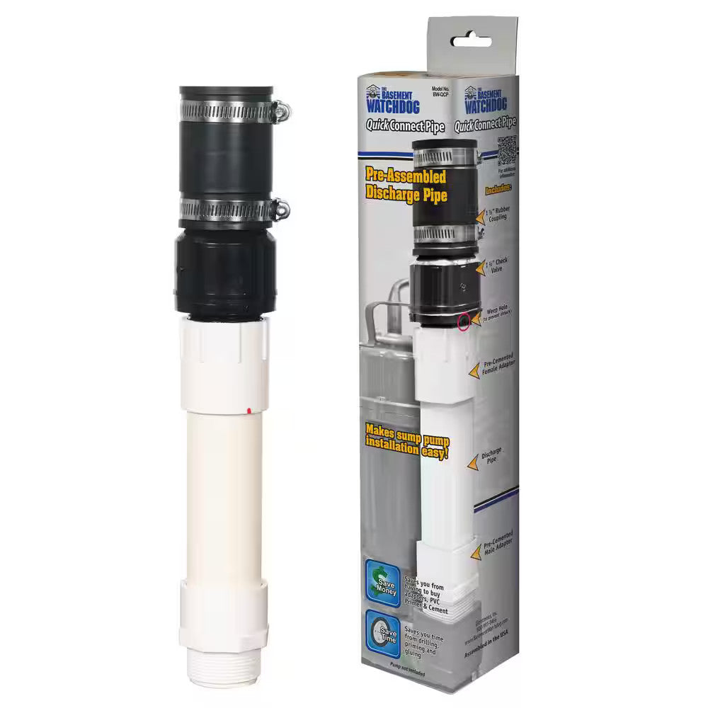 Basement Watchdog Quick Connect Pipe BW-QCP