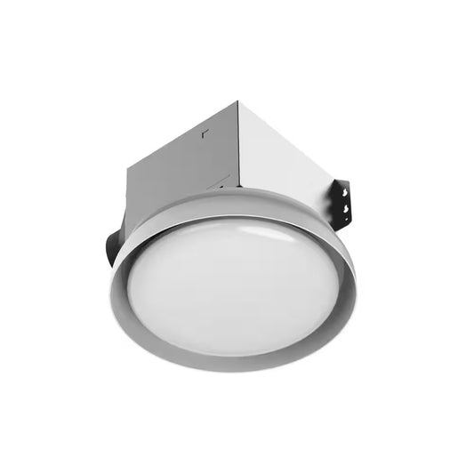 80/110 CFM Ceiling Mount Room Side Installation Round Bathroom Exhaust Fan w/LED