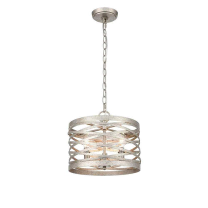 929 LIGHTING 9 in. 2-Light Antique Nickel Pendant 170022-AN