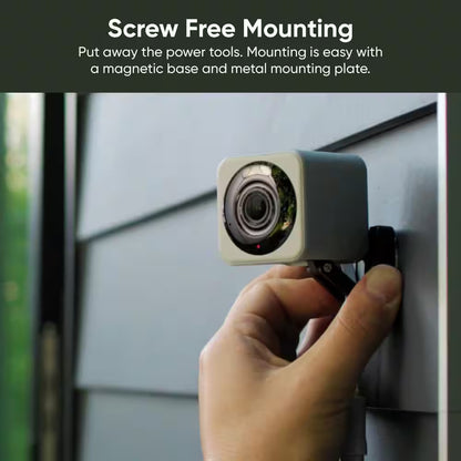 Cam v4 Wi-Fi 2.5K QHD Plug-In Smart Security Camera Night Vision 2-Way White