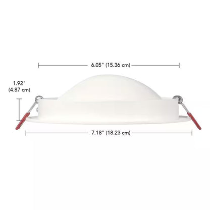 Commercial Electric 6 in Color Changing Directional Light Recessed Kit, White