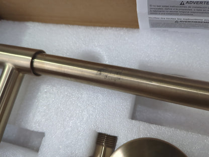 Delta Emerge Round 18" Column Shower Bar Lumicoat Champagne Bronze *SCUFFS*