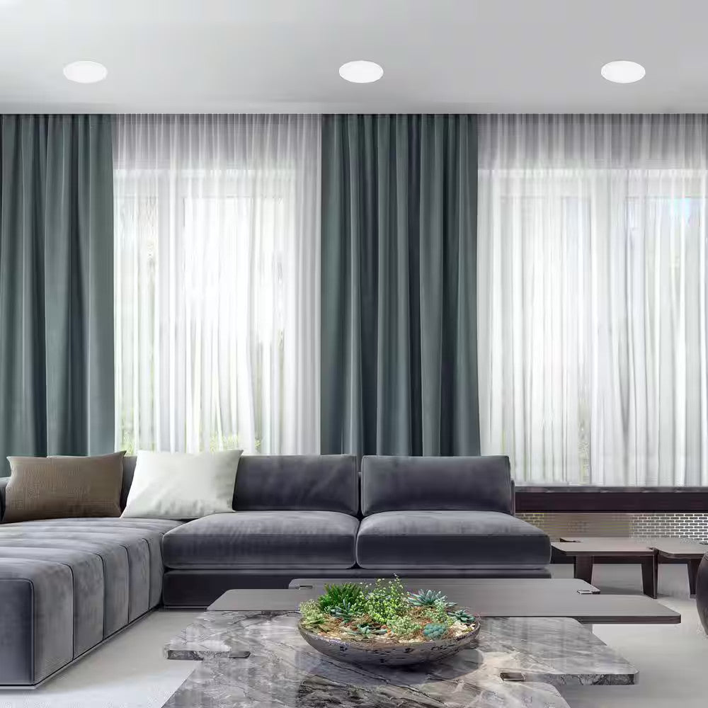 CE Ultra Slim Integrated LED 6 in Round Motion Canless Recessed Light
