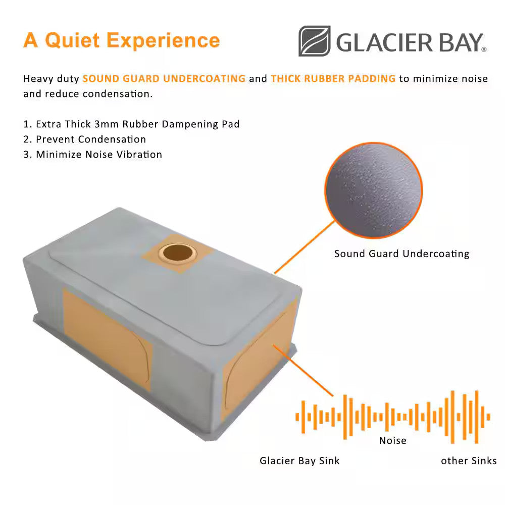 32" Undermount Gold Stainless Steel Workstation Kitchen Sink with Accessories