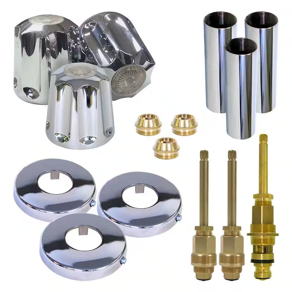 3-Handle Shower Valve Rebuild Kit for Gerber Tub/Shower Faucets Replaces 87-215