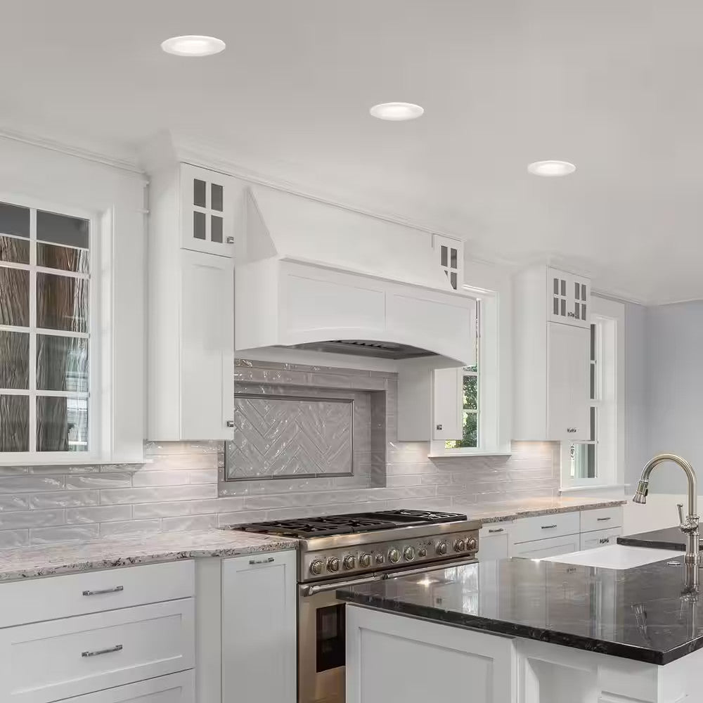 Commercial Electric Easy-Up 6" Canless Selectable CCT LED Recessed Light Kit