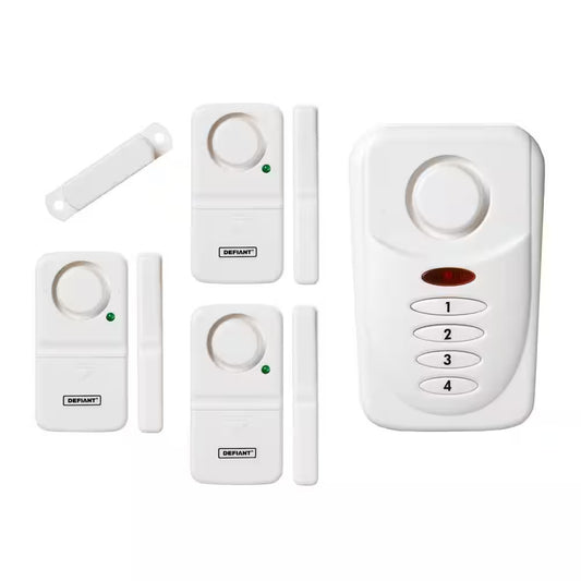 Defiant Wireless Home Security Door/Window Alarm Kit
