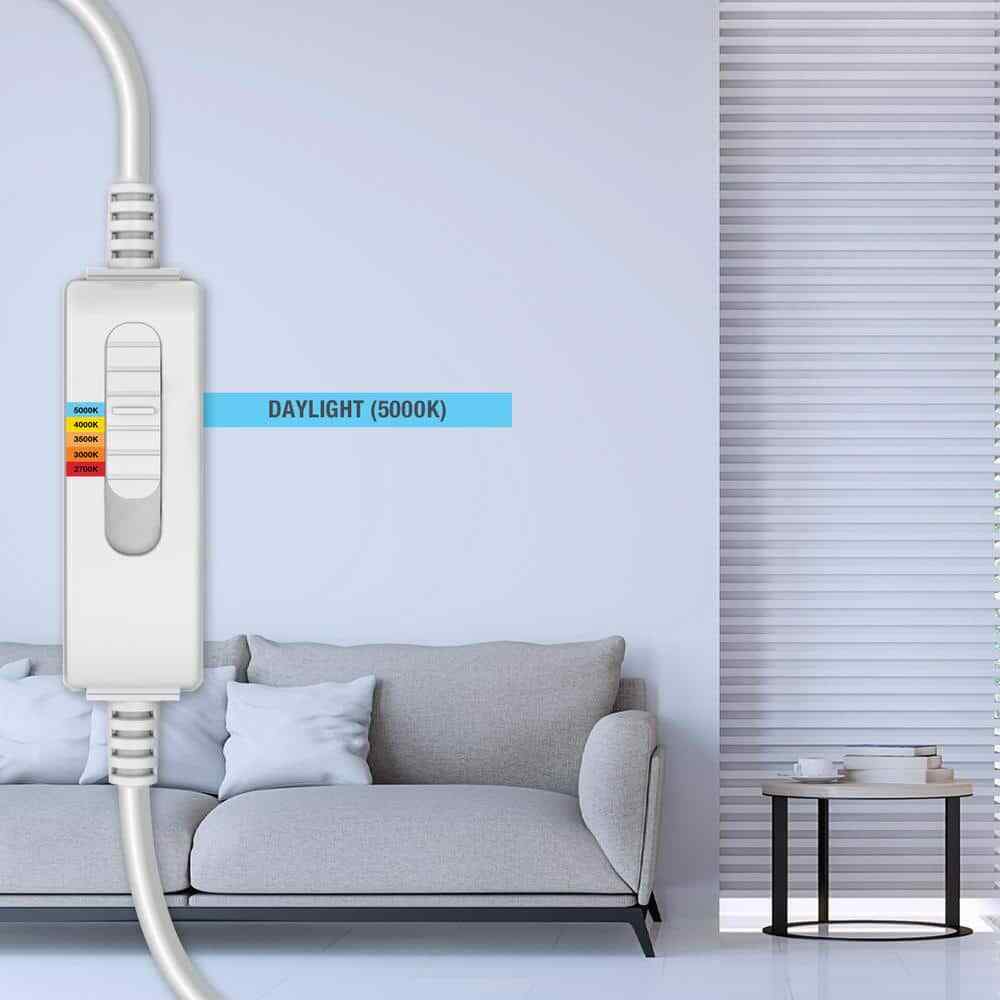 CE Directional Integrated LED 6 in Round Adj Color Temp Canless Recessed Light