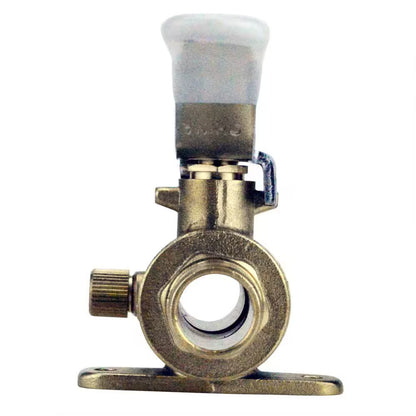 Apollo 3/4 in. Brass PEX-B Barb Ball Valve with Drain and Mounting Pad