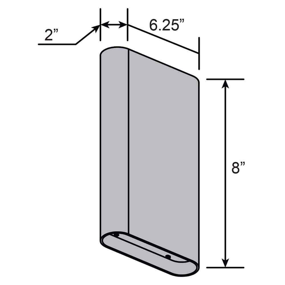 Access Lighting Lux Transitional 2-Light Satin Frosted Dimmable Wall Sconce