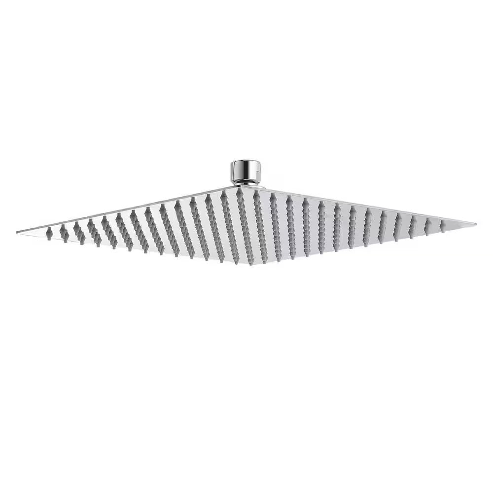  2.5 GPM 12 Ceiling Mount and Wall Mount Rain Fixed Shower Head Polished Chrome