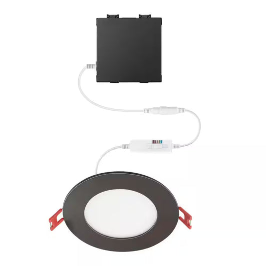 Commercial Electric Ultra Slim Canless Recessed Integrated LED Kit 4 91472