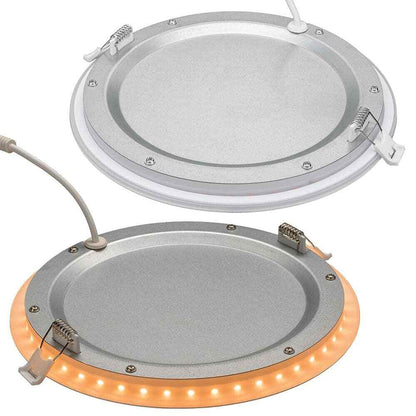 Commercial Electric 8" Canless LED Recessed Light Trim Adjustable CCT