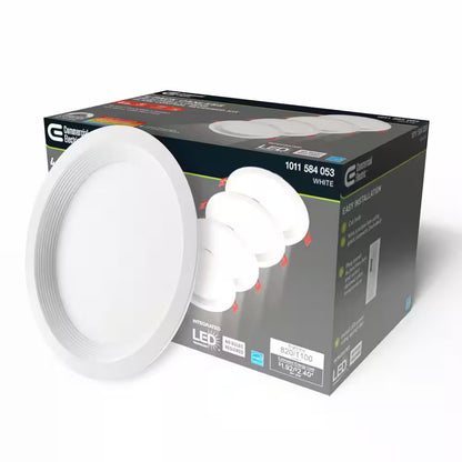 Commercial Electric 4" LED 3-Level Ultra Canless Recessed Light, Adjustable CCT