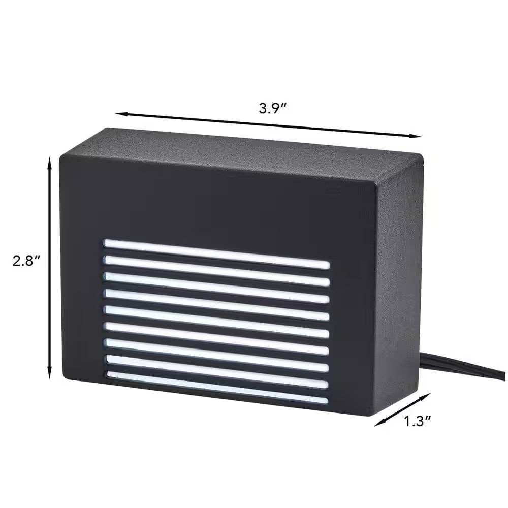2 PACK- Hampton Bay Hubspace Smart Color Change Deck Lights 1009-913-060 Black 