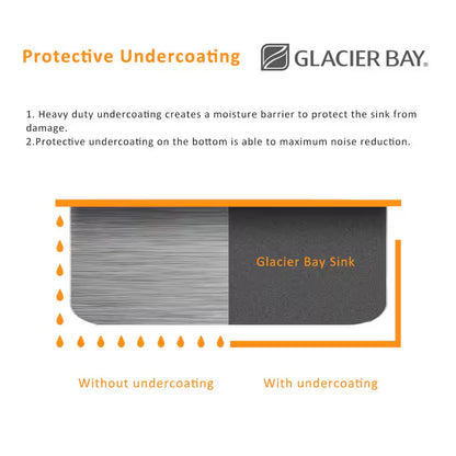 32" Undermount Gold Stainless Steel Workstation Kitchen Sink with Accessories