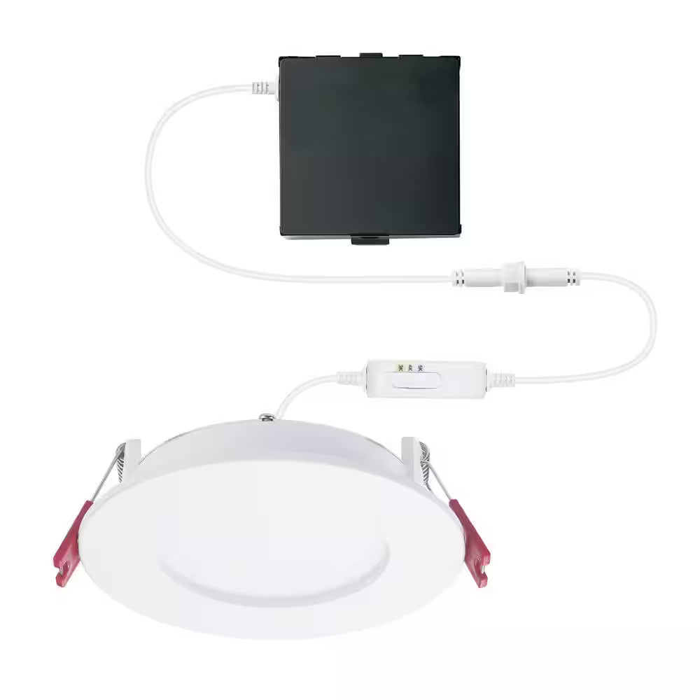 Commercial Electric Pro Value Integrated LED 4 in Round Canless Recessed Light