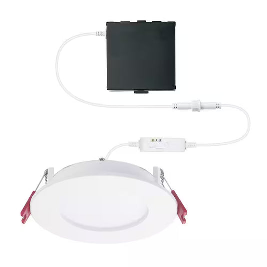 Commercial Electric Pro Value Integrated LED 4 in Round Canless Recessed Light