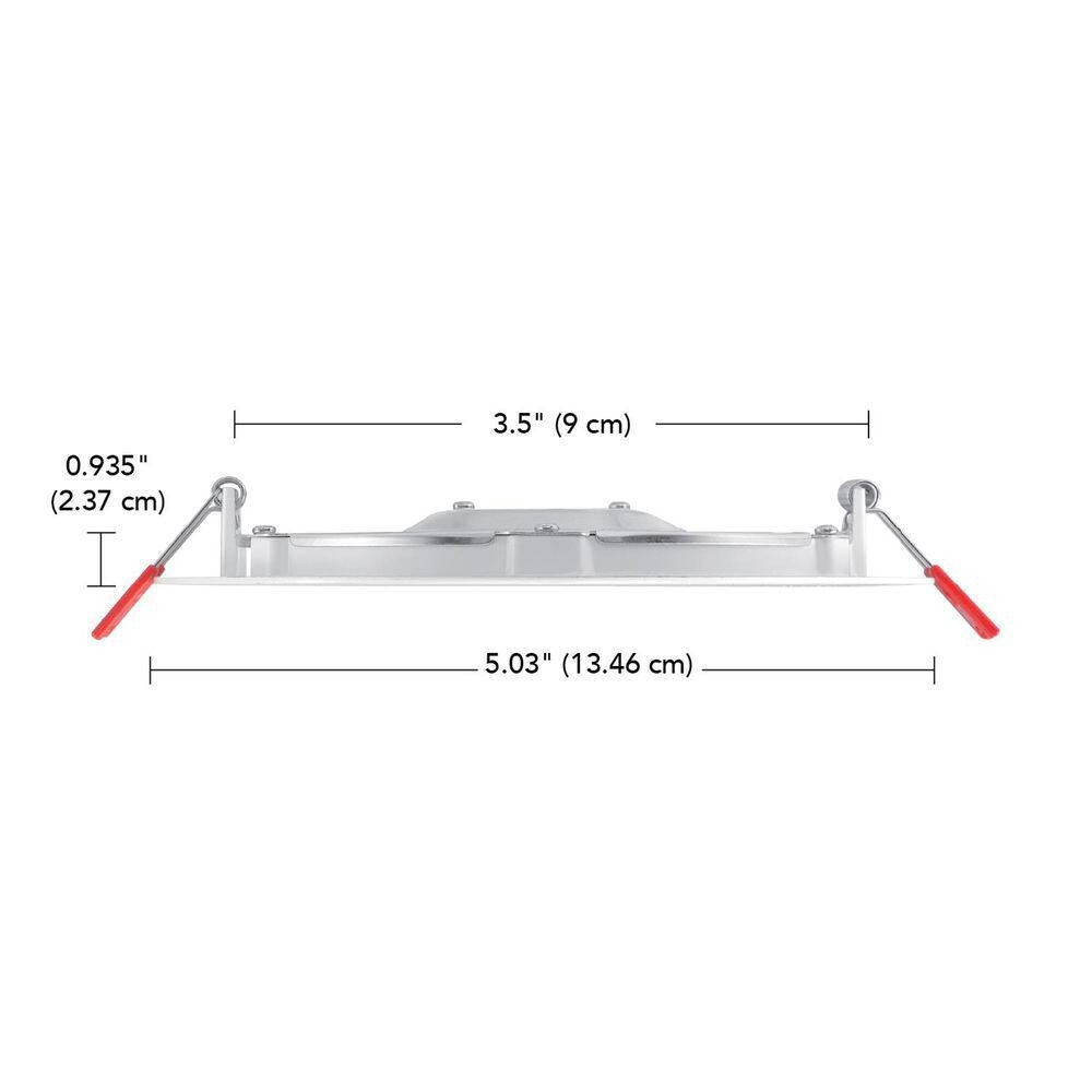 Commercial Electric Elite 4 in LED DuoBright Ultraslim Canless Recessed Lighting
