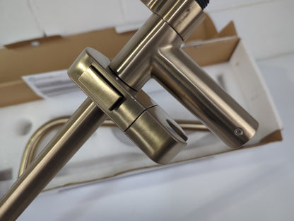 Delta Emerge Round 18" Column Shower Bar Lumicoat Champagne Bronze *SCUFFS*