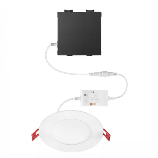 Commercial Electric Elite 4 in LED DuoBright Ultraslim Canless Recessed Lighting