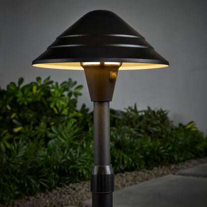 100 Lumen Low Voltage Black Plug-in Integrated LED Landscape Path Light Kit