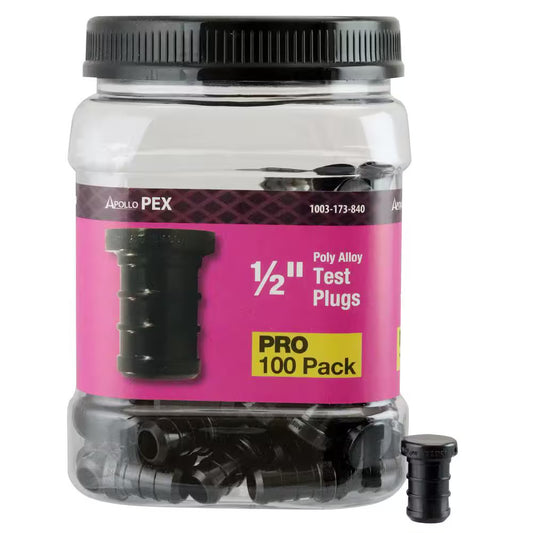 Apollo 1/2 in. Plastic PEX-B Barb Plug Pro Pack 100-Pack