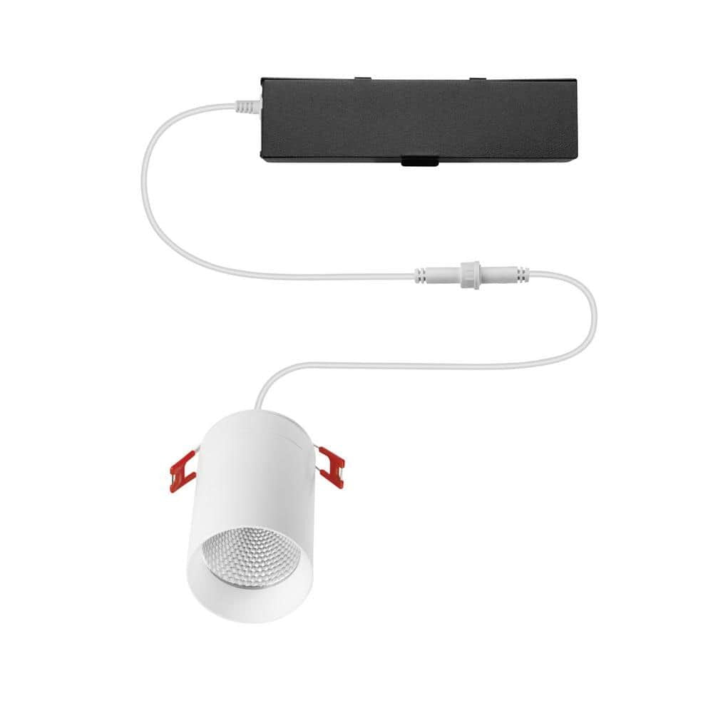 Commercial Electric LED 3 in Round Canless Recessed Light Trackless Soft White