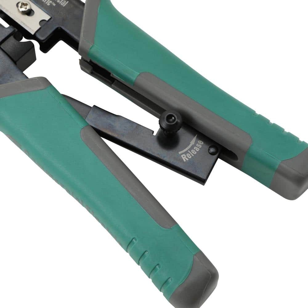 Commercial Electric Ratchet Modular Plug Crimper