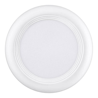 Commercial Electric 6 in LED Flush Mount Ceiling Light J Box Compatible 6 Pack