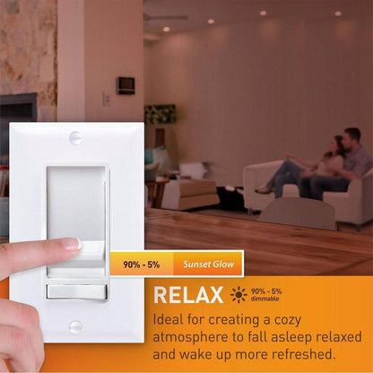 Commercial Electric Ultra Baffle Integrated LED 6 in Round Adj Color Temp, White