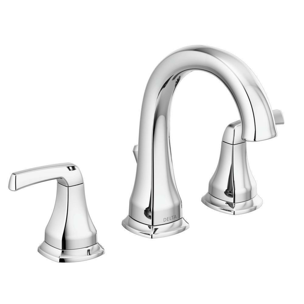 Delta Portwood 8 in. Widespread 2-Handle Bathroom Faucet in Chrome
