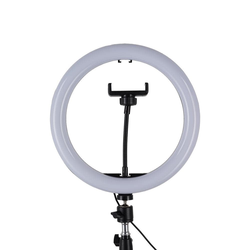 Alsy 67.5in LED Ring Light Tripod with Phone Holder 3CCT Adjustable Height