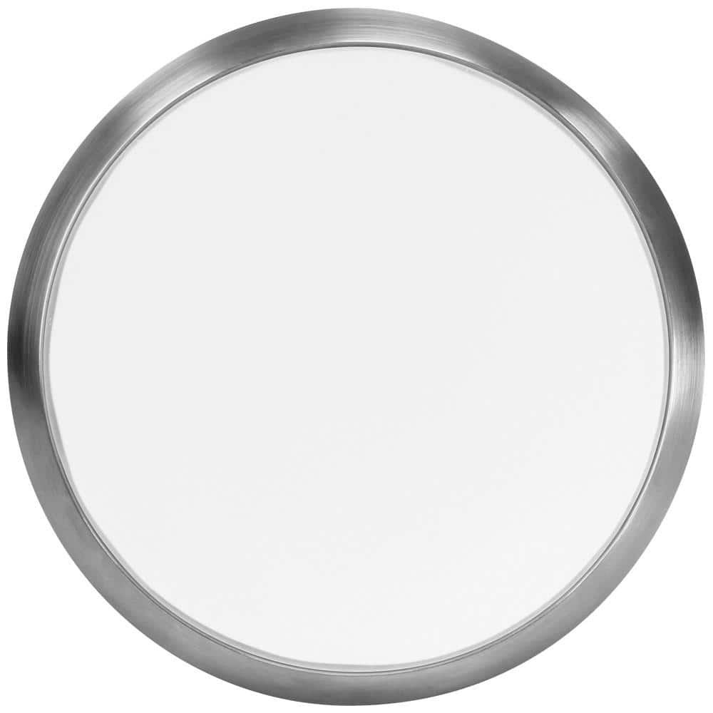 Commerical Electric 11" LED Dimmable CCT Flush Mount Ceiling Light Nickel