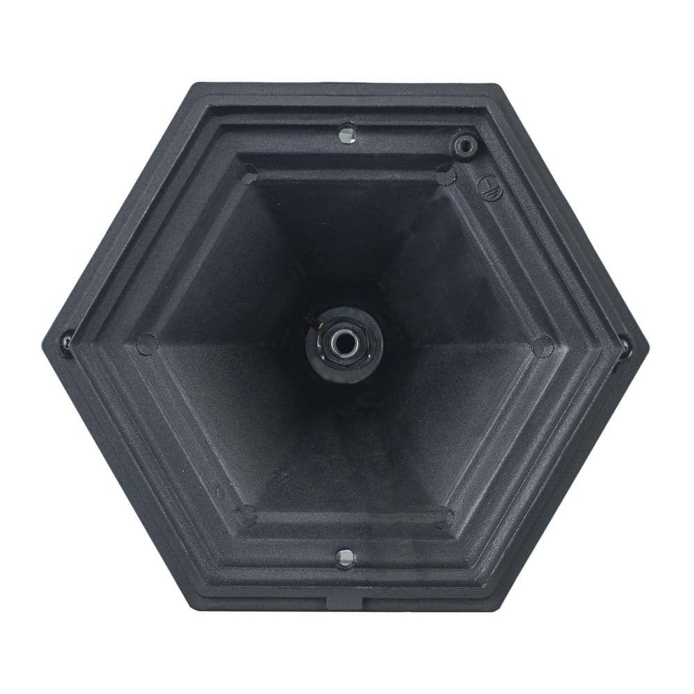 Bel Air Lighting Wentworth 20.75 in. Black Outdoor Lamp Post Light Fixture