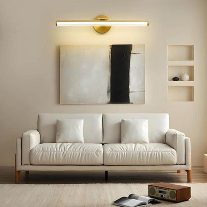 22"  1-Light Gold LED Vanity Light Bar 18-Watt Rotatable Bathroom Light Fixture