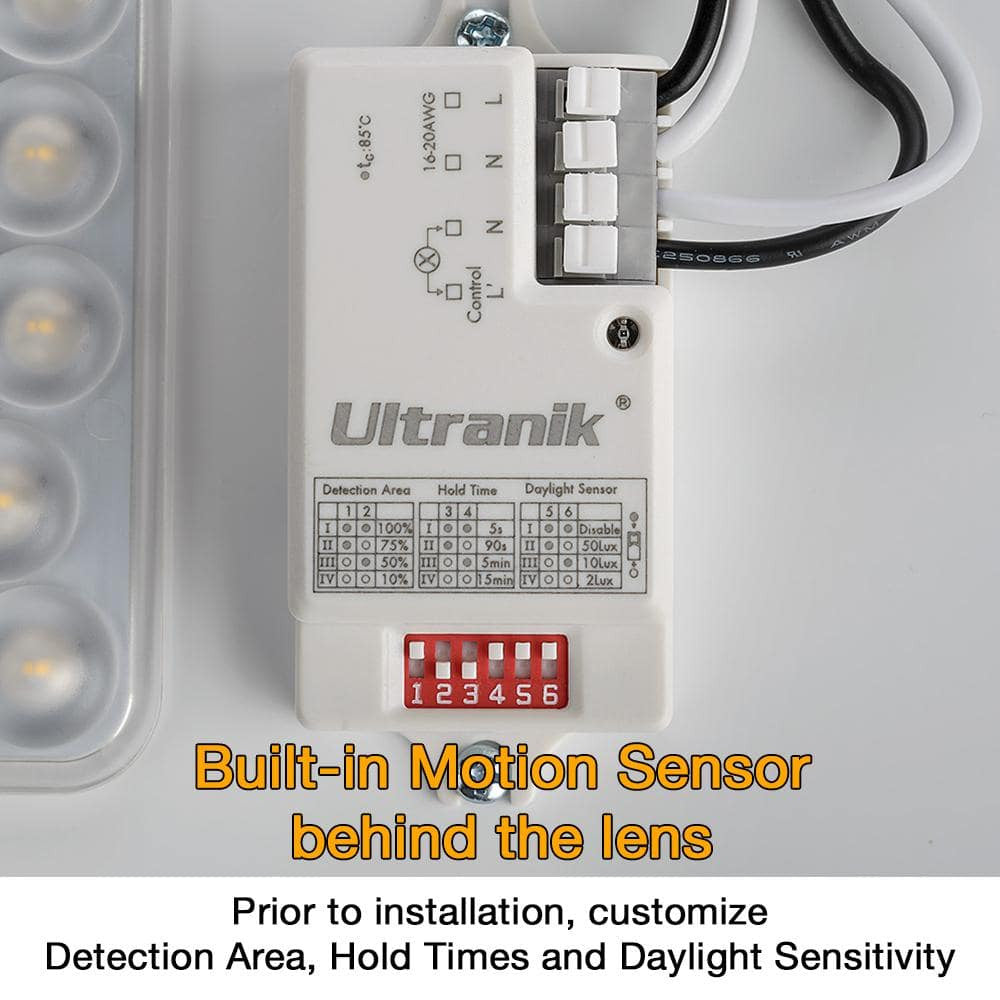Commercial Electric 12 in. Motion Sensing Closet Light LED Flush Mount Ceiling