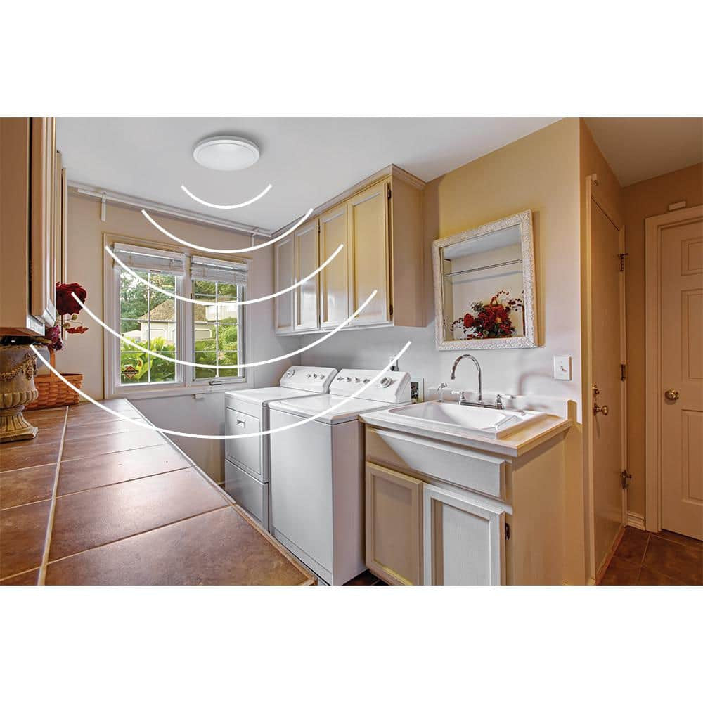 Commercial Electric 12 in. Motion Sensing Closet Light LED Flush Mount Ceiling