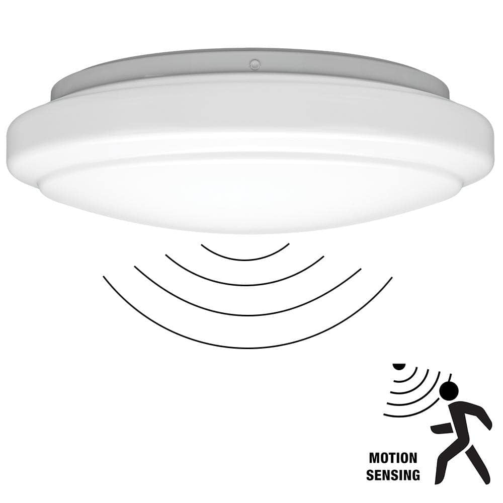 Commercial Electric 12 in. Motion Sensing Closet Light LED Flush Mount Ceiling