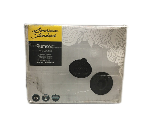 American Standard Rumson Single-Handle 1-Spray Shower Faucet Matte Black