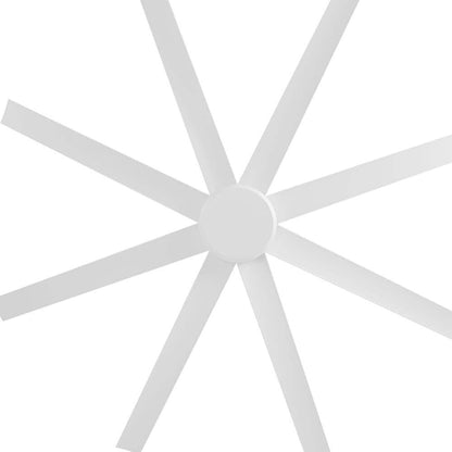 Breezary Melissa 65 in. 6 Speed Ceiling Fan, White with Remote Control Included