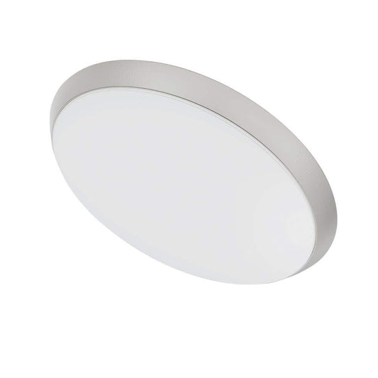 Commerical Electric 11" LED Dimmable CCT Flush Mount Ceiling Light Nickel