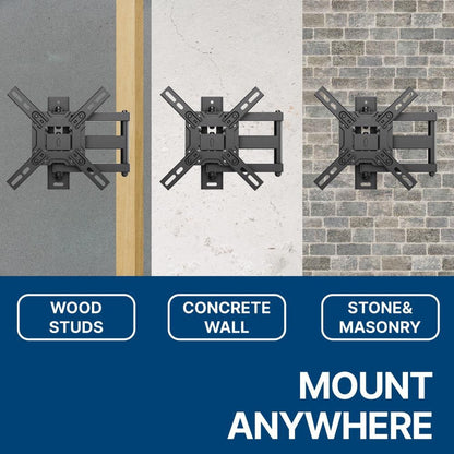 Commercial Electric 13 in. to 47 in. Full Motion Wall Mount for TVs