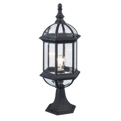 Bel Air Lighting Wentworth 20.75 in. Black Outdoor Lamp Post Light Fixture